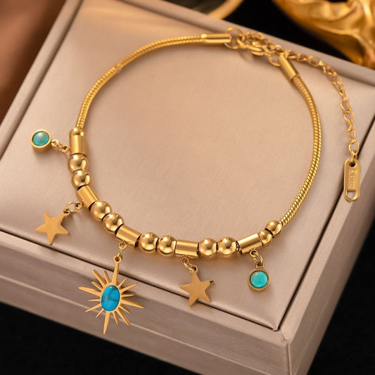 Turquoise Star Bracelet